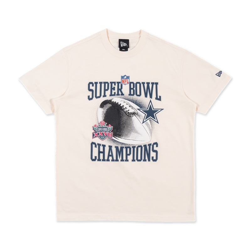 DALLAS COWBOYS HALL OF NFL CHAMPIONS IVORY SHORT SLEEVE T-SHIRT