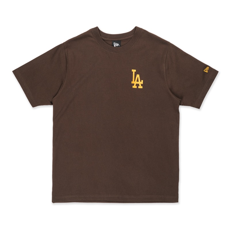 LOS ANGELES DODGERS COLOR ERA CHOCOLATE SHORT SLEEVE T-SHIRT