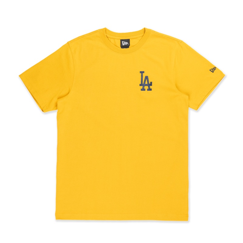 LOS ANGELES DODGERS COLOR ERA YELLOW MUSTARD SHORT SLEEVE T-SHIRT