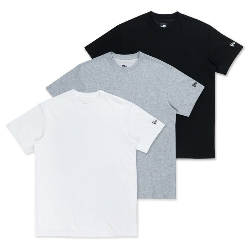 NEW ERA BASICS 3 PACK COOL ERA MULTI SHORT SLEEVE T-SHIRT
