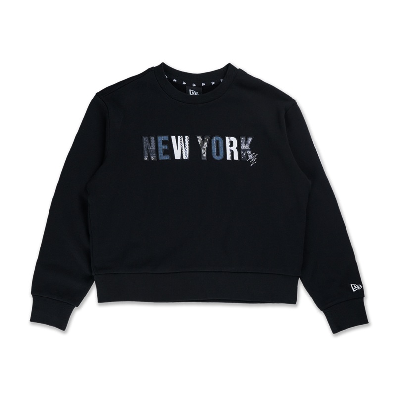 NEW ERA BORO CONTEMPORARY BLACK WOMEN CREW NECK SWEATSHIRT