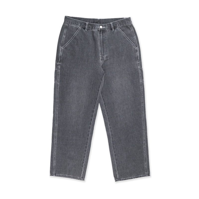 NEW ERA ODE TO NY BLACK DENIM LOOSE FIT PANTS