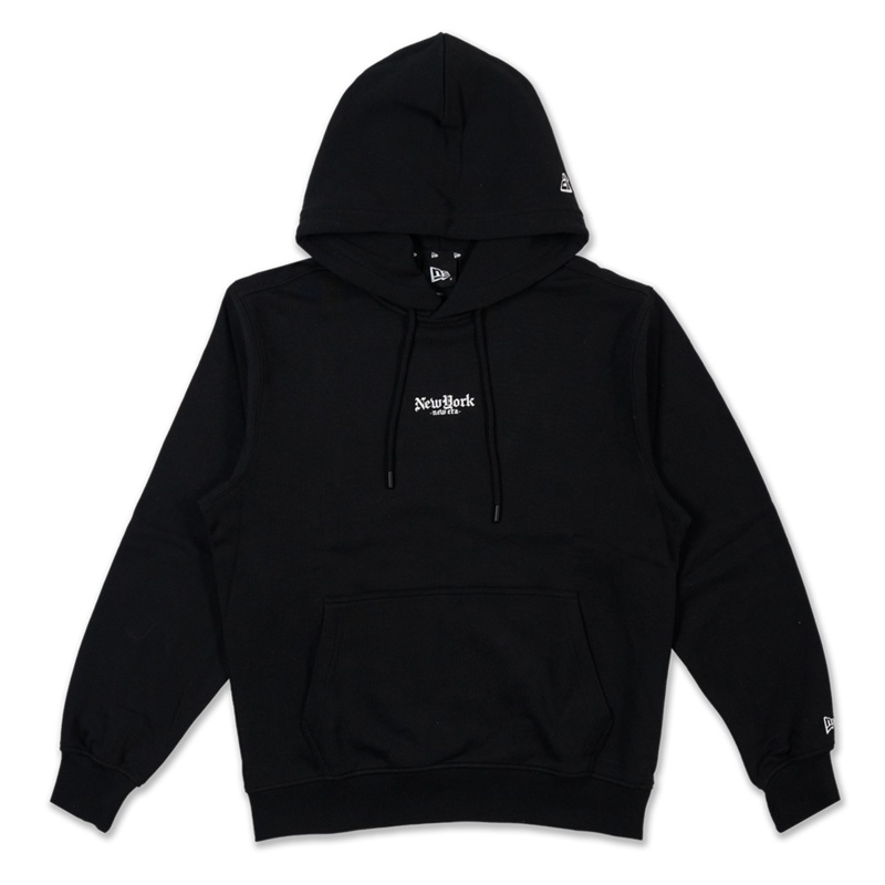 NEW ERA ODE TO NY BLACK LOOSE FIT HOODIE