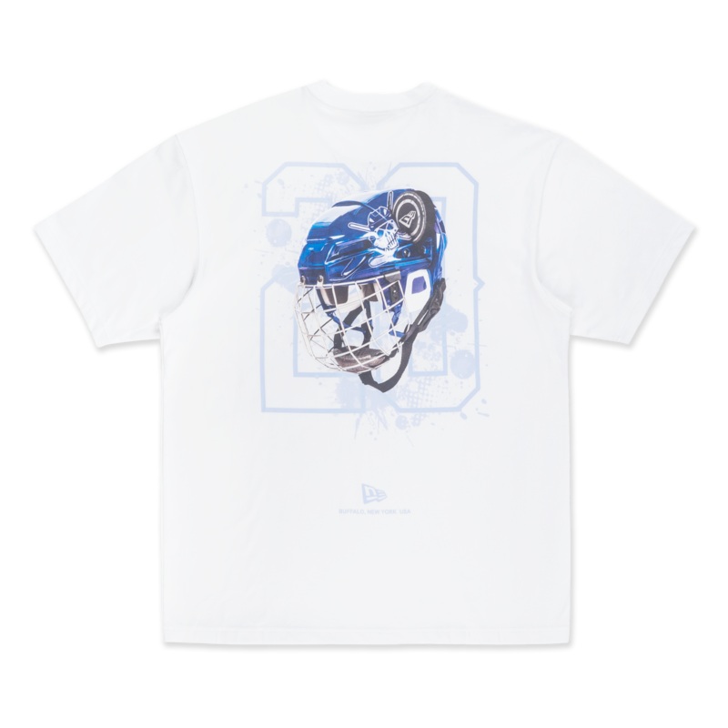 NEW ERA STREET DANGLE WHITE OVERSIZED SHORT SLEEVE T-SHIRT