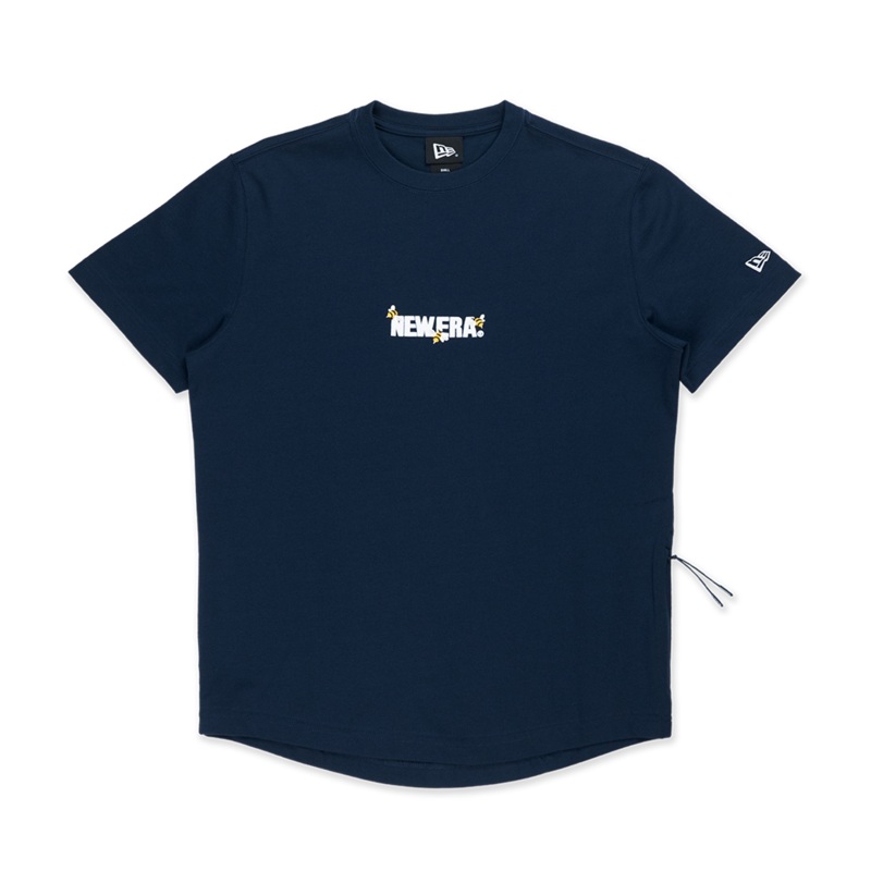 NEW ERA WILD BOTANICA OCEANSIDE BLUE PERFORMANCE SHORT SLEEVE T-SHIRT