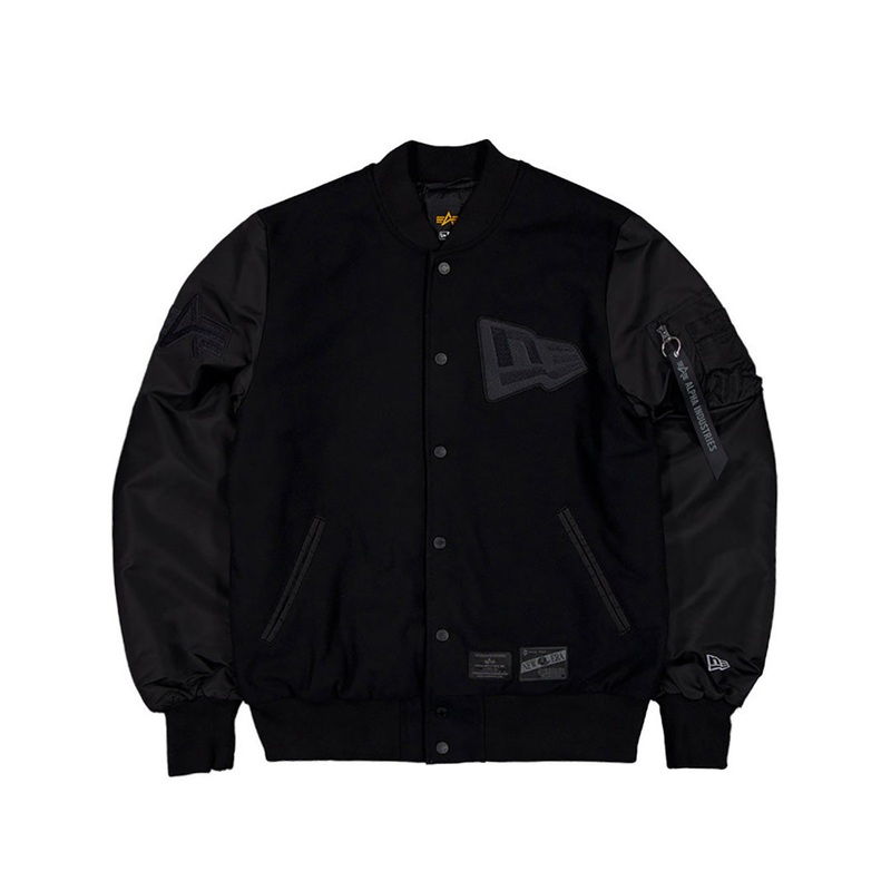 NEW ERA xALPHA INDUSTRIES BLACK JACKET
