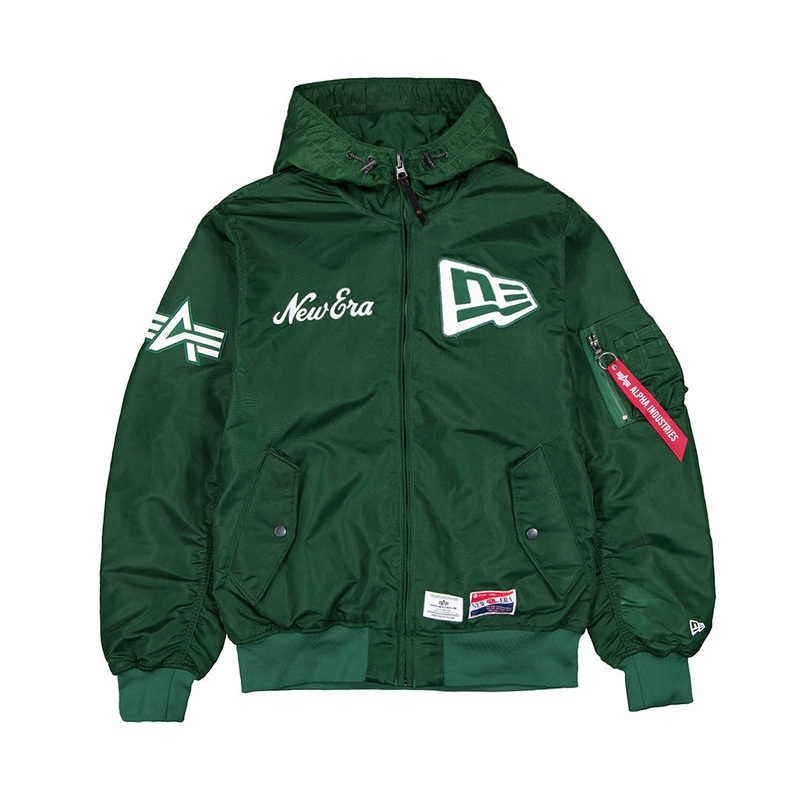 NEW ERA xALPHA INDUSTRIES DARK GREEN JACKET