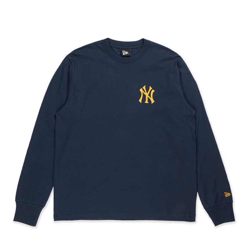 NEW YORK YANKEES COLOR ERA OCEANSIDE BLUE LONG SLEEVE T-SHIRT