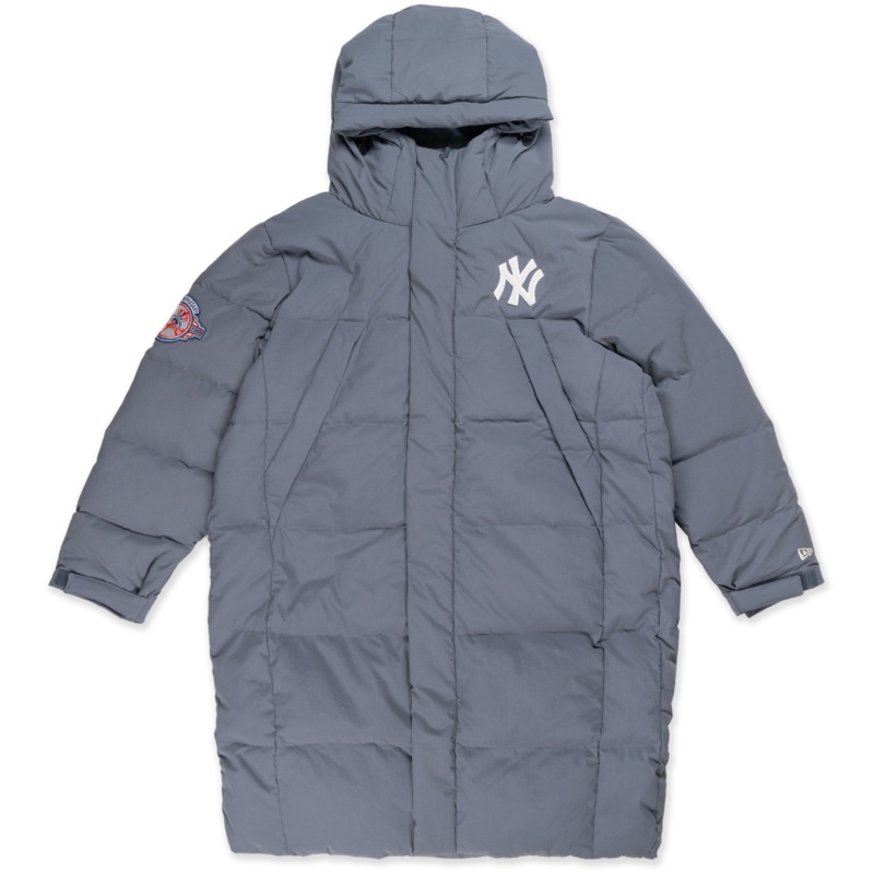 NEW YORK YANKEES COMFORT GRAY LONG DOWN JACKET