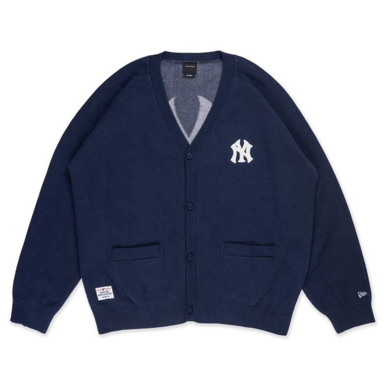 NEW YORK YANKEES ESSENTIAL NAVY CARDIGAN