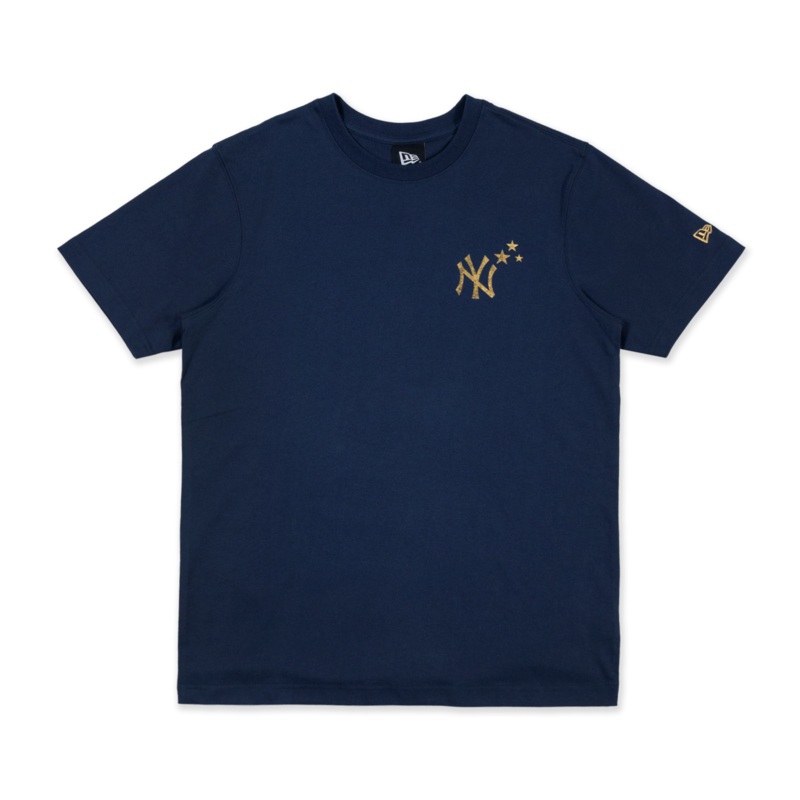 NEW YORK YANKEES WINTER WHISPER OCEANSIDE BLUE SHORT SLEEVE T-SHIRT
