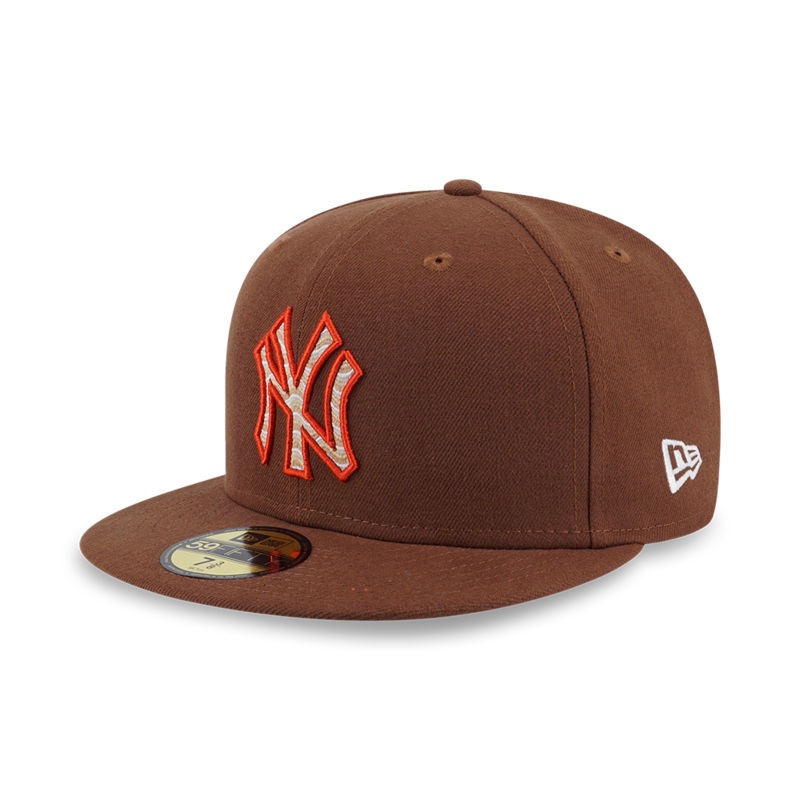 59FIFTY PACK – SMOKY SIZZLE NEW YORK YANKEES COOPERSTOWN TOFFEE 59FIFTY CAP