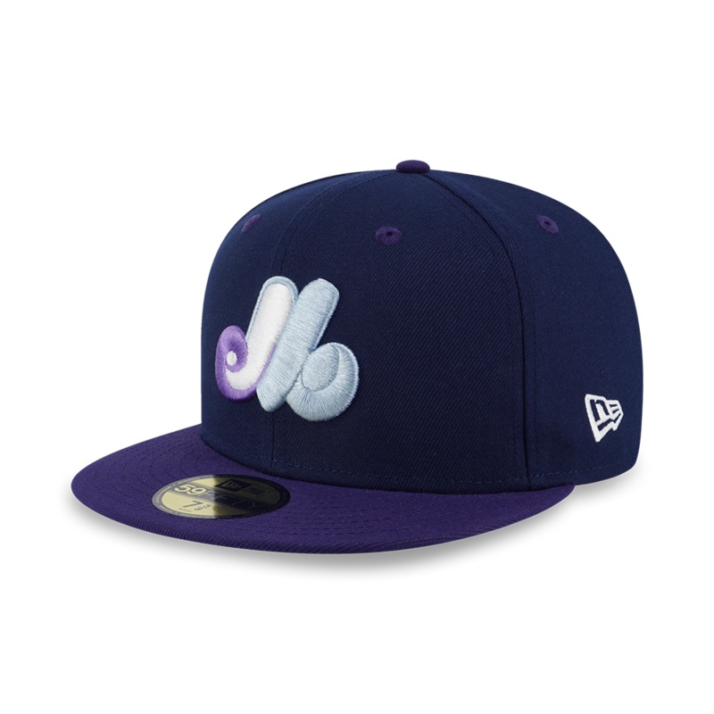 59FIFTY PACK – STELLAR SHADOWS MONTREAL EXPOS COOPERSTOWN OCEANSIDE BLUE 59FIFTY CAP