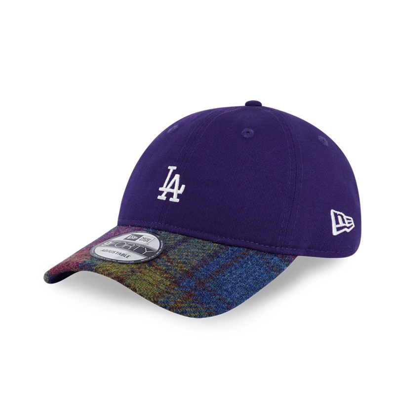 LOS ANGELES DODGERS HARRIS TWEED PURPLE 9FORTY UNST CAP