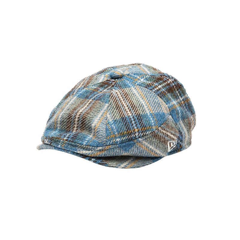 NEW ERA EASTSIDE TWEED CHECK BROWN GATSBY