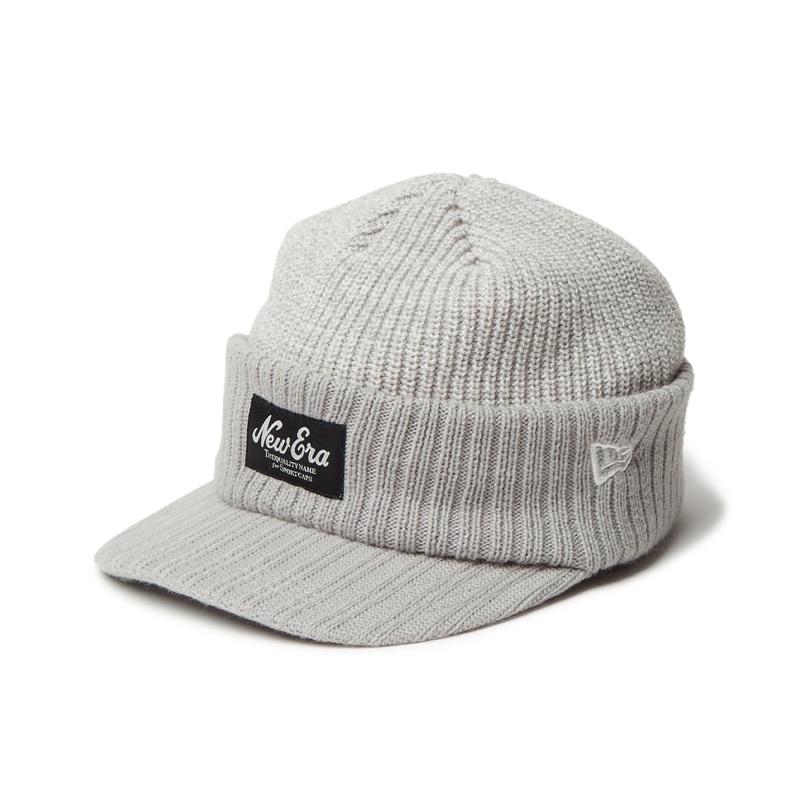 NEW ERA GOLF GRAY VISOR KNIT BEANIE
