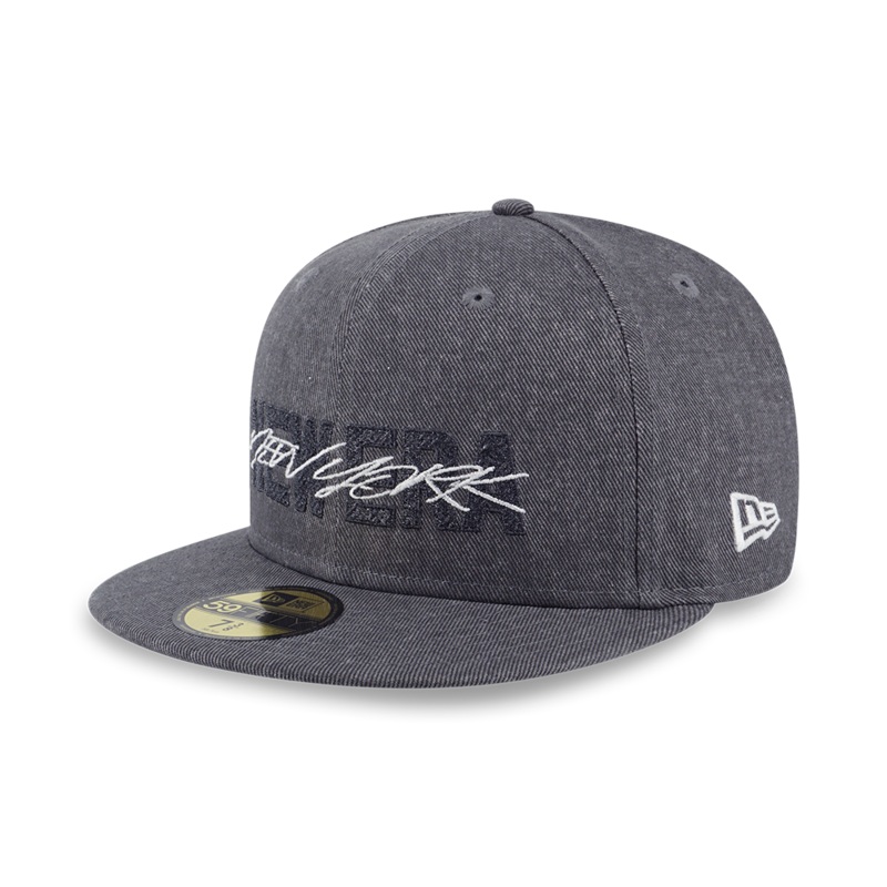 NEW ERA ODE TO NY GRAY 59FIFTY CAP