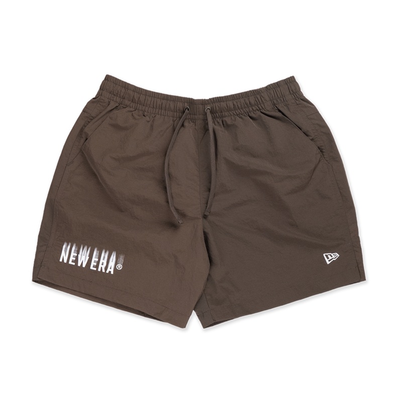 NEW ERA SURREAL NATURE CHOCOLATE WOVEN SHORTS