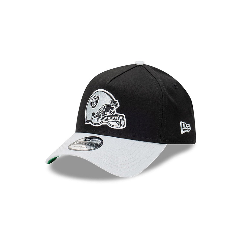 OAKLAND RAIDERS NFL RIVARLY 2-TONE GRAY VISOR BLACK 9FORTY AF CAP