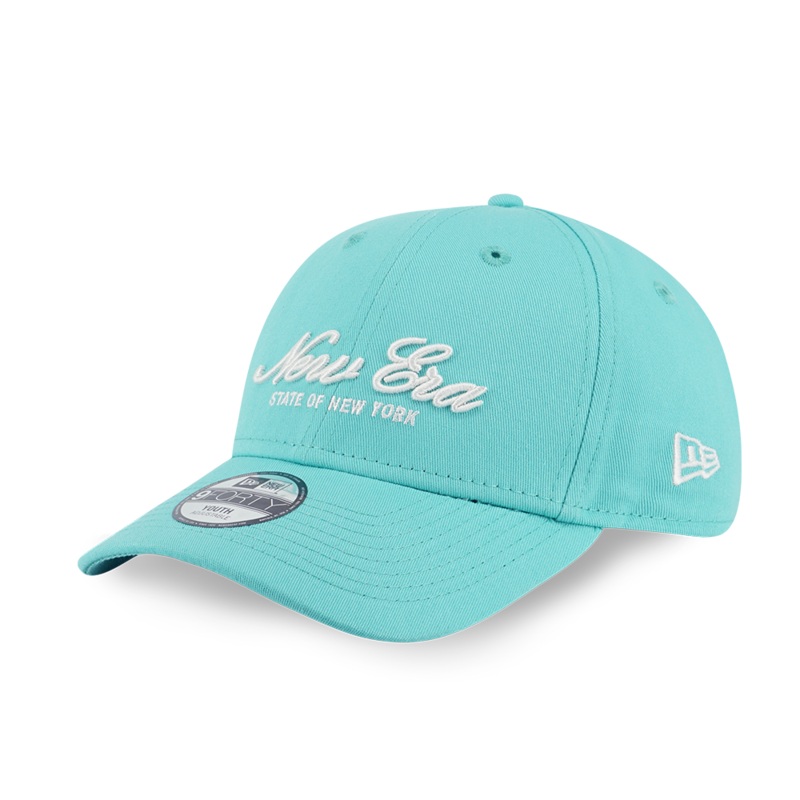 NEW ERA BASIC ARCTIC TEAL KIDS 9FORTY CAP
