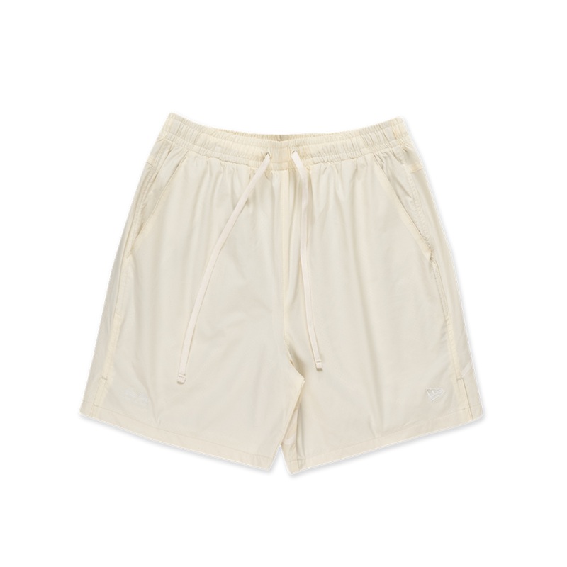 NEW ERA BASIC CHROME WHITE WOVEN SHORTS