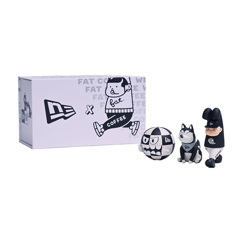 NEW ERA X FAT COFFEE WITH BLACK 3 PACK FIGURE SET