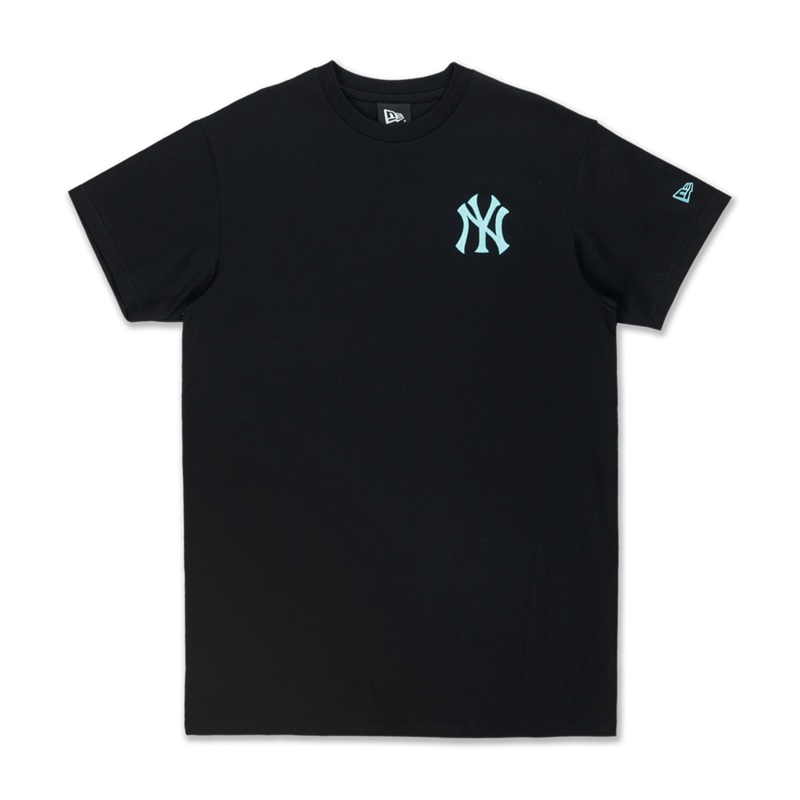 NEW YORK YANKEES COLOR ERA BLACK WOMEN LONG TEE