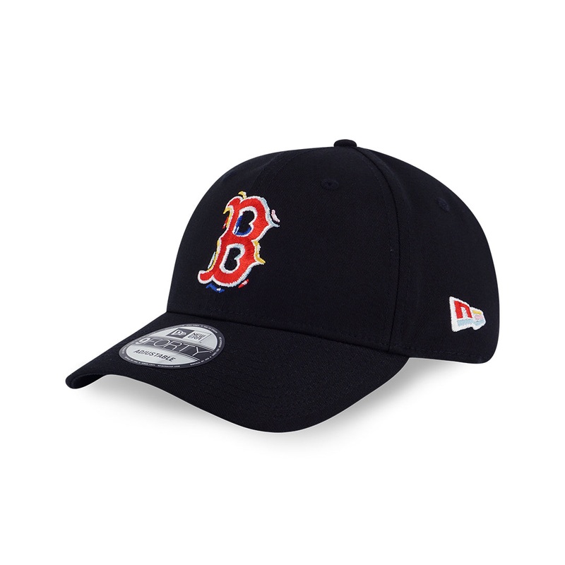 BOSTON RED SOX TINT BRUSH BLACK 9FORTY CAP