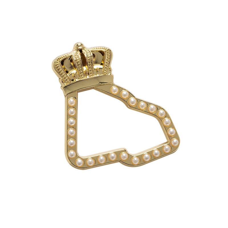 NEW ERA 59FIFTY DAY CROWN FLAG BLACK AND GOLD PIN