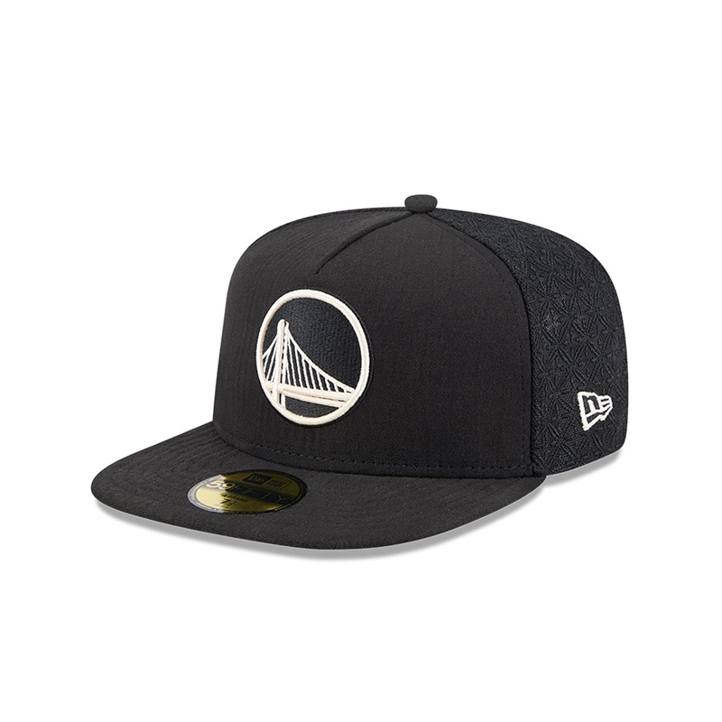NEW ERA 59FIFTY DAY GOLDEN STATE WARRIORS MESH BLACK 59FIFTY AF CAP