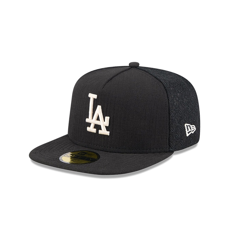 NEW ERA 59FIFTY DAY LOS ANGELES DODGERS MESH BLACK 59FIFTY AF CAP