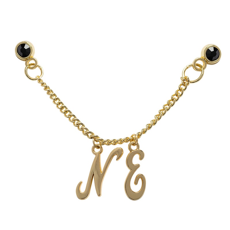 NEW ERA 59FIFTY DAY NE CHAIN BLACK AND GOLD PIN