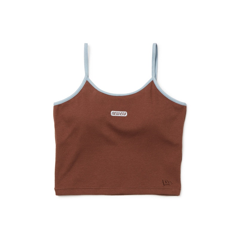 NEW ERA BROWN WOMEN PADDED CAMISOLE