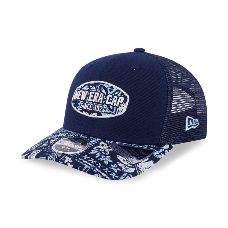 NEW ERA MARINE LIFE CLUB NAVY KIDS 9SEVENTY STRETCH SNAP CAP