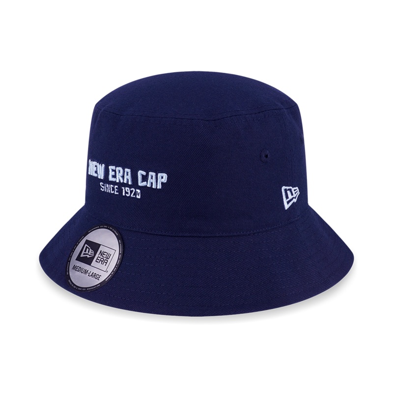 NEW ERA MARINE LIFE CLUB NAVY REVERSIBLE BUCKET 01