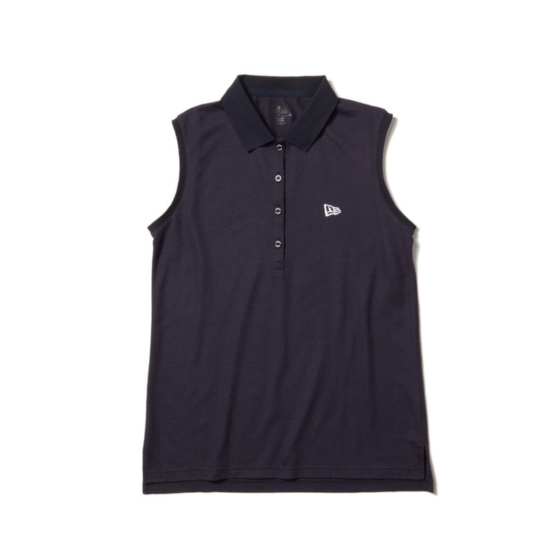 NEW ERA NAVY WOMEN SLEEVELESS POLO SHIRT