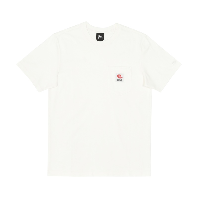NEW ERA NE POCKET TEE IVORY SHORT SLEEVE T-SHIRT