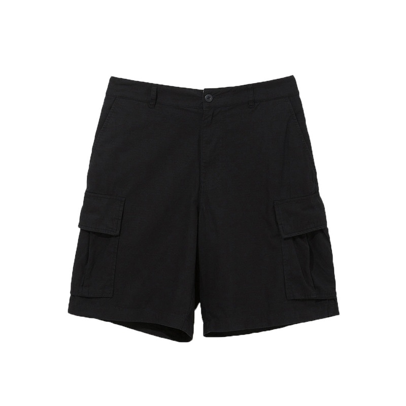 NEW ERA ORIGINATORS BLACK CARGO POCKET SHORTS
