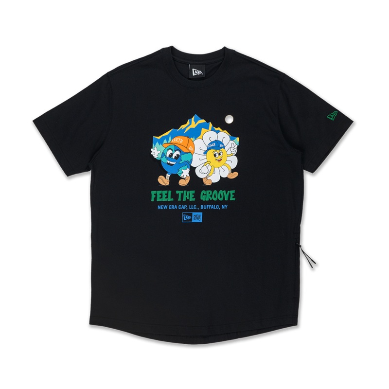 NEW ERA OUTDOOR EARTH DAY BLACK SHORT SLEEVE T-SHIRT