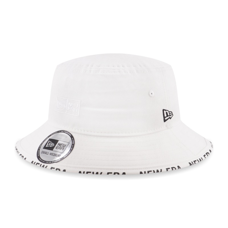 NEW ERA TAPE BUCKET WHITE BUCKET