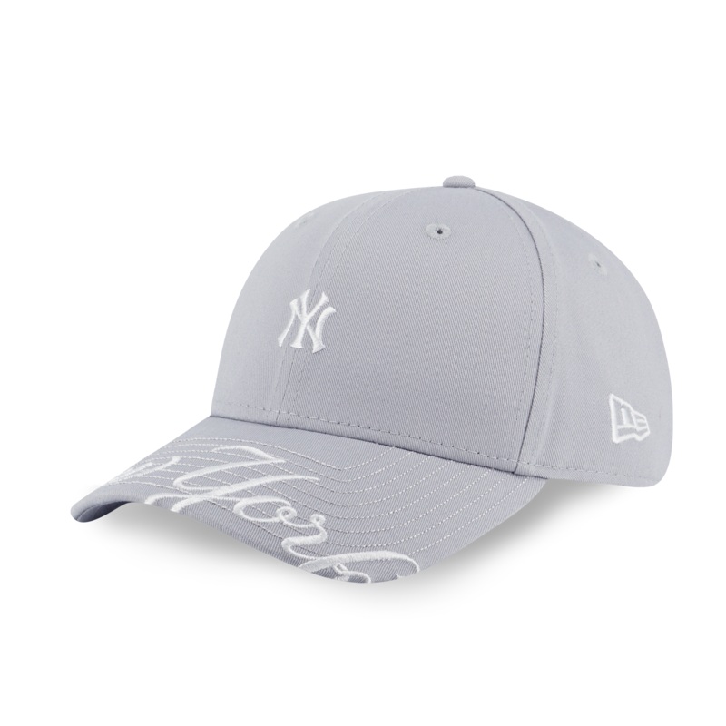 NEW YORK YANKEES MLB VISOR LOGO DOLPHIN GRAY 9FORTY CAP