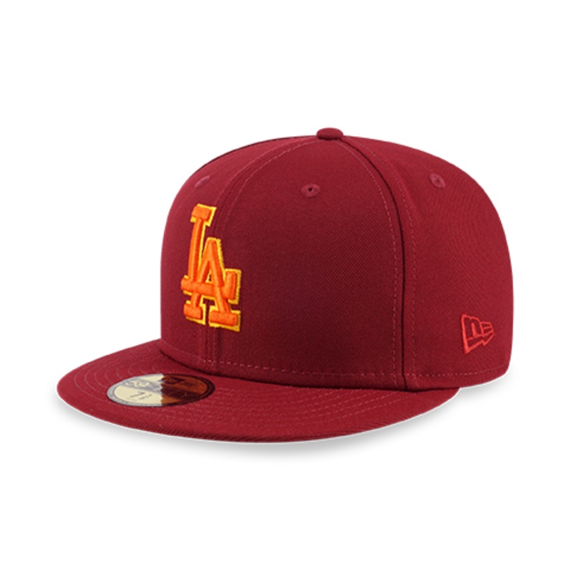 59FIFTY PACK – BADLAND LOS ANGELES DODGERS DARK RED 59FIFTY CAP