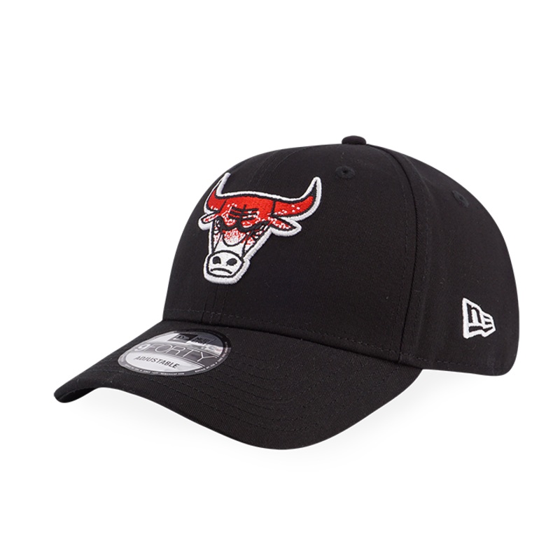 CHICAGO BULLS GRADIENT INFILL BLACK 9FORTY CAP