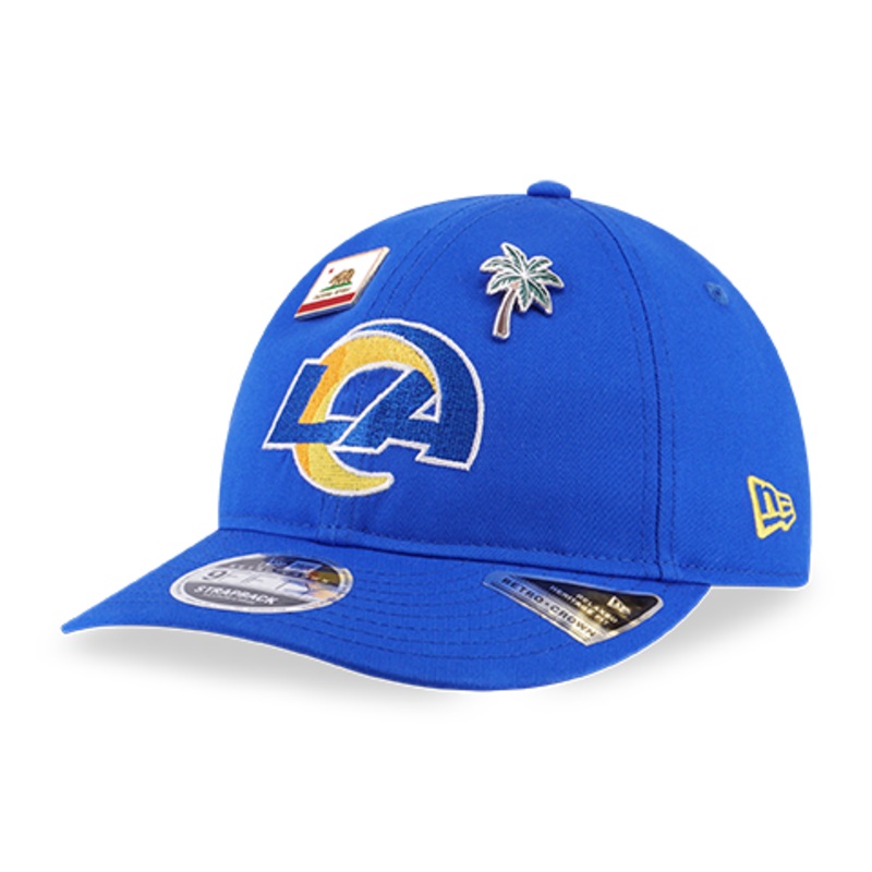 CITY TEAMS LOS ANGELES RAMS OPEN BLUE RC 9FIFTY CAP