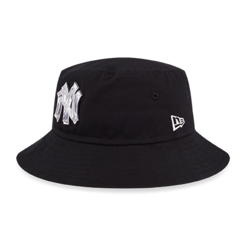 MLB NEW YORK YANKEES CRYSTAL BLACK BUCKET 01
