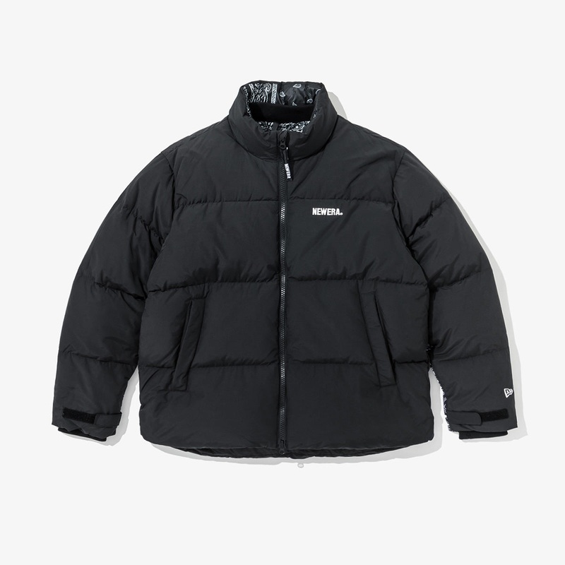 NEW ERA PUFFER GOOSE BLACK DOWN JACKET