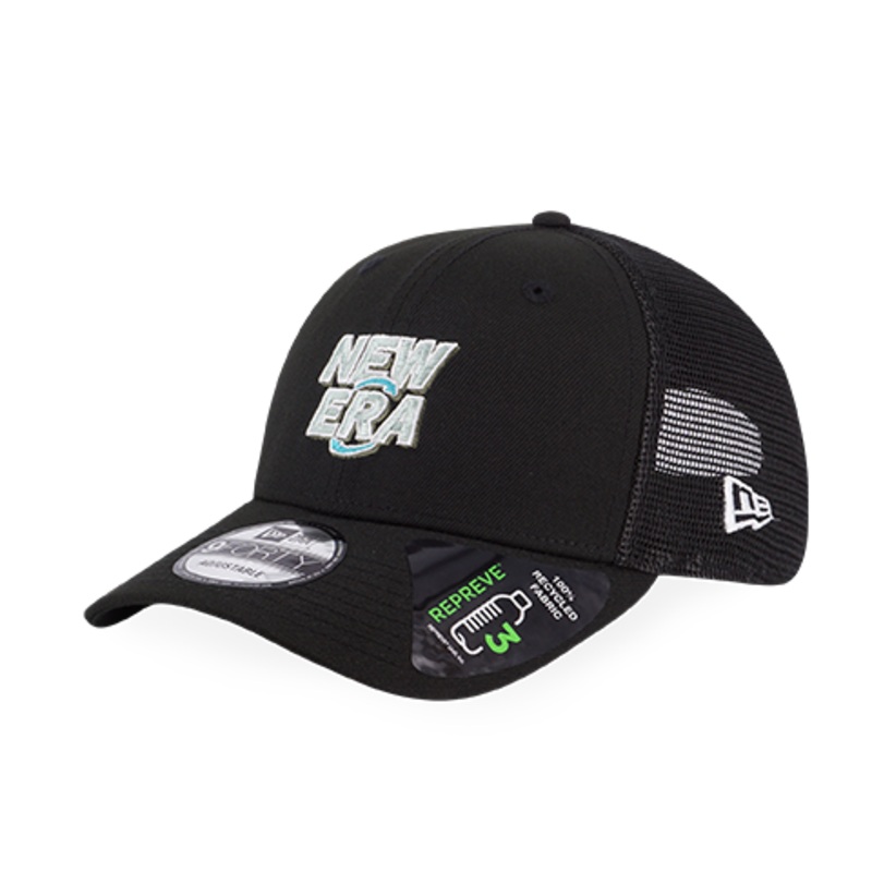NEW ERA REPREVE & MESH BLACK 9FORTY CAP