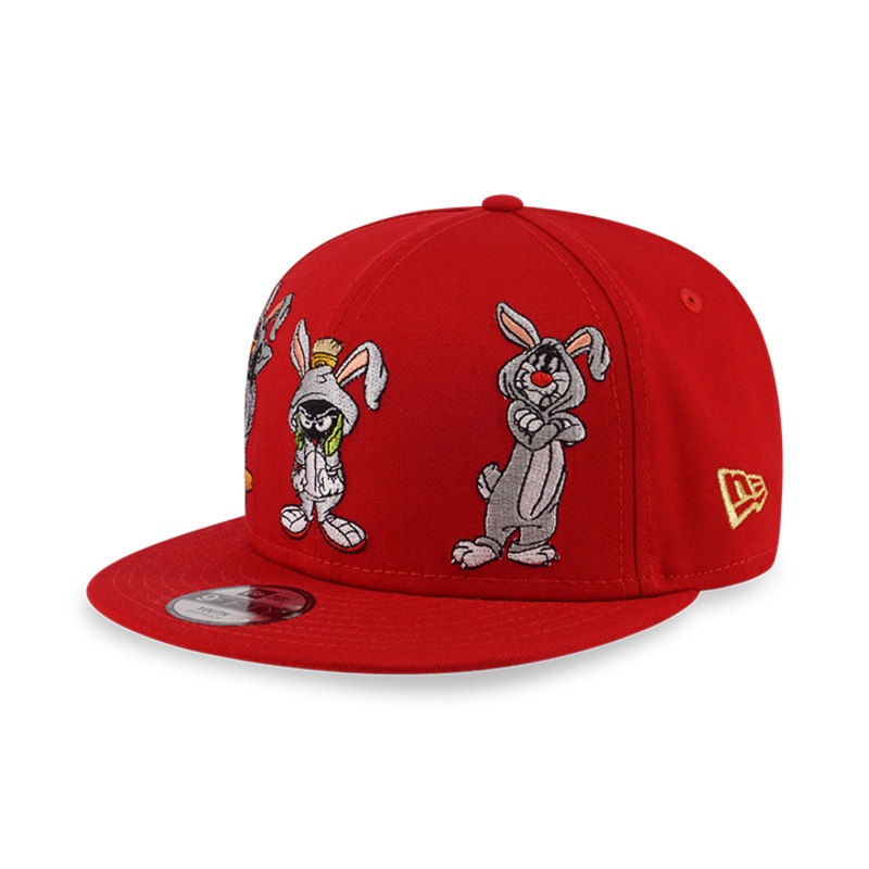 NEW ERA X LOONEY TUNES 2023 CNY MULTI BUGS BUNNY RED KIDS 9FIFTY CAP