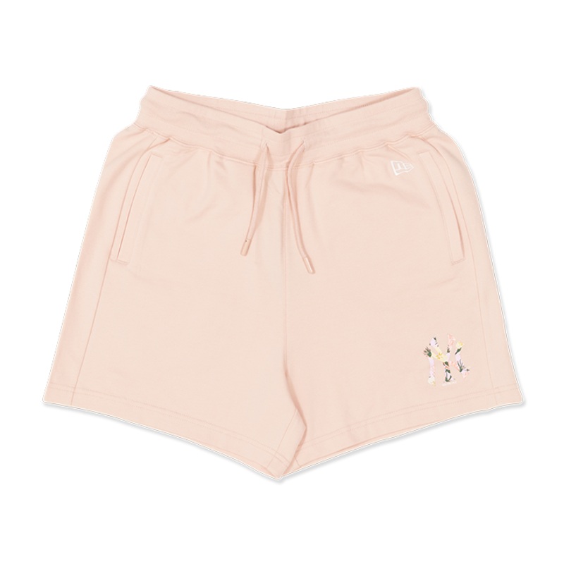NEW YORK YANKEES WOMEN FLORAL BLUSH SKY SHORTS