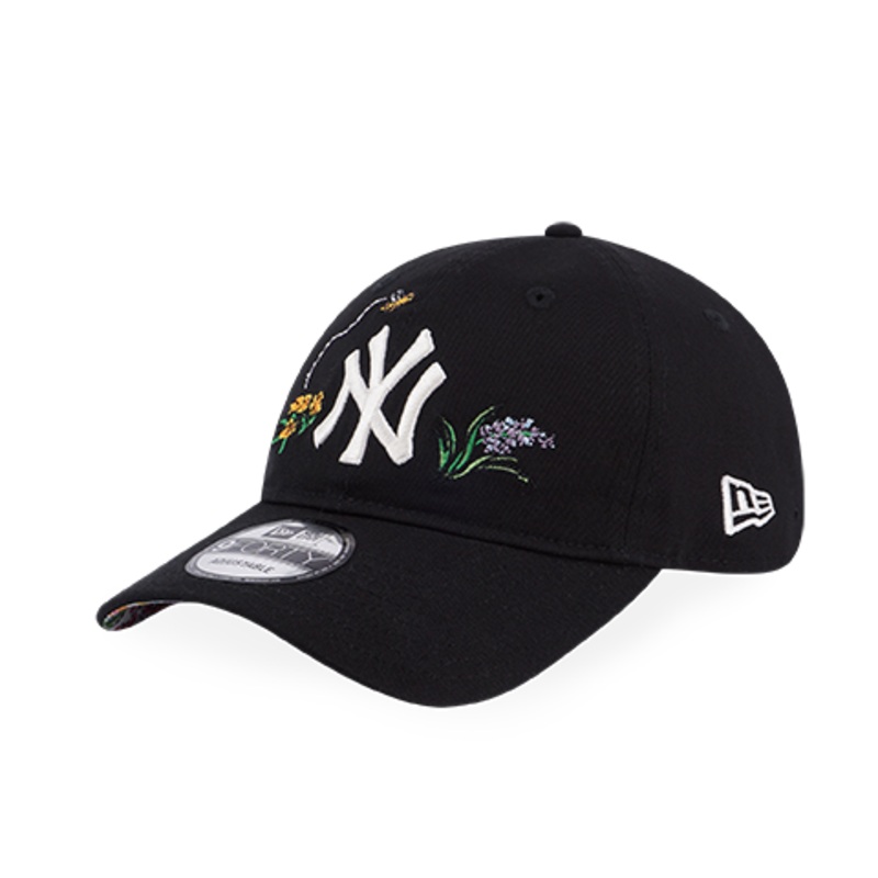 BOSTON RED SOX WATERCOLOR FLORAL BLACK 9FORTY UNST CAP